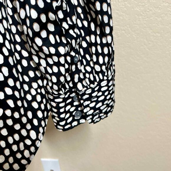 J crew brown shirt Button-up stretch cotton poplin shirt in signature fit size M - Picture 12 of 15